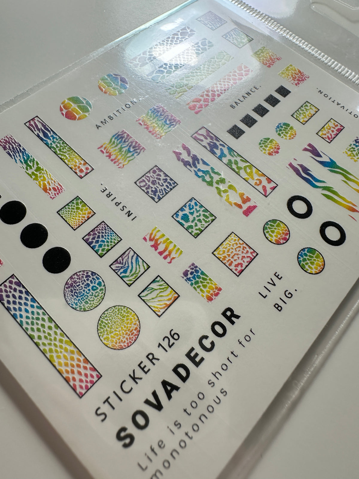 SOVADECOR Sticker 126 - All Pro Beauty