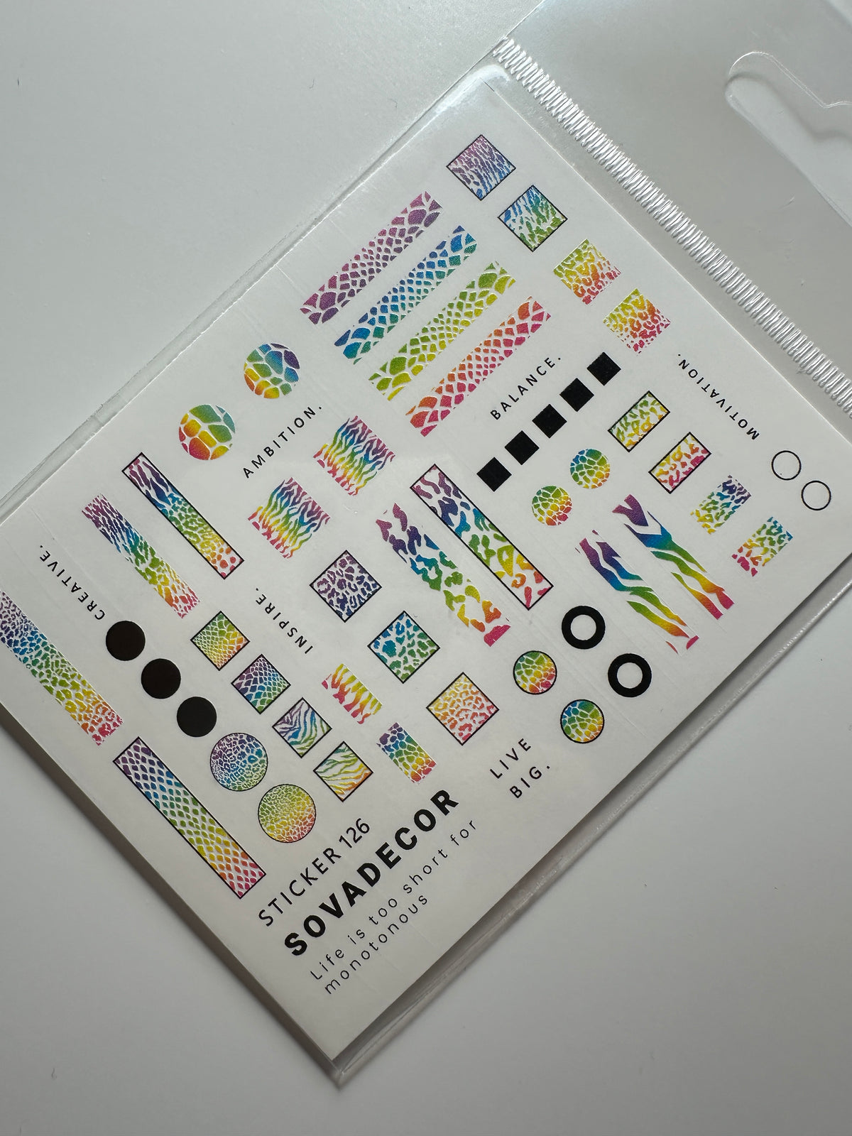 SOVADECOR Sticker 126 - All Pro Beauty