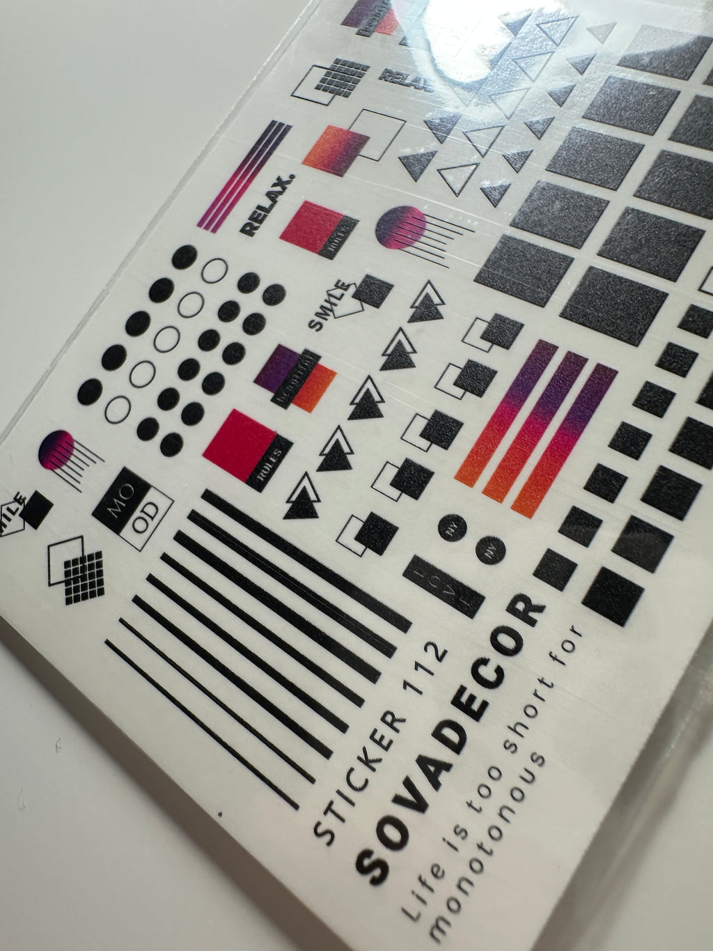 SOVADECOR Sticker 112 - All Pro Beauty