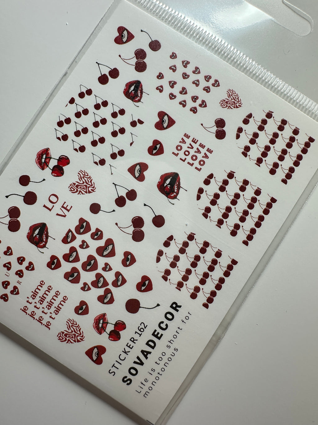 SOVADECOR Sticker 162 - All Pro Beauty