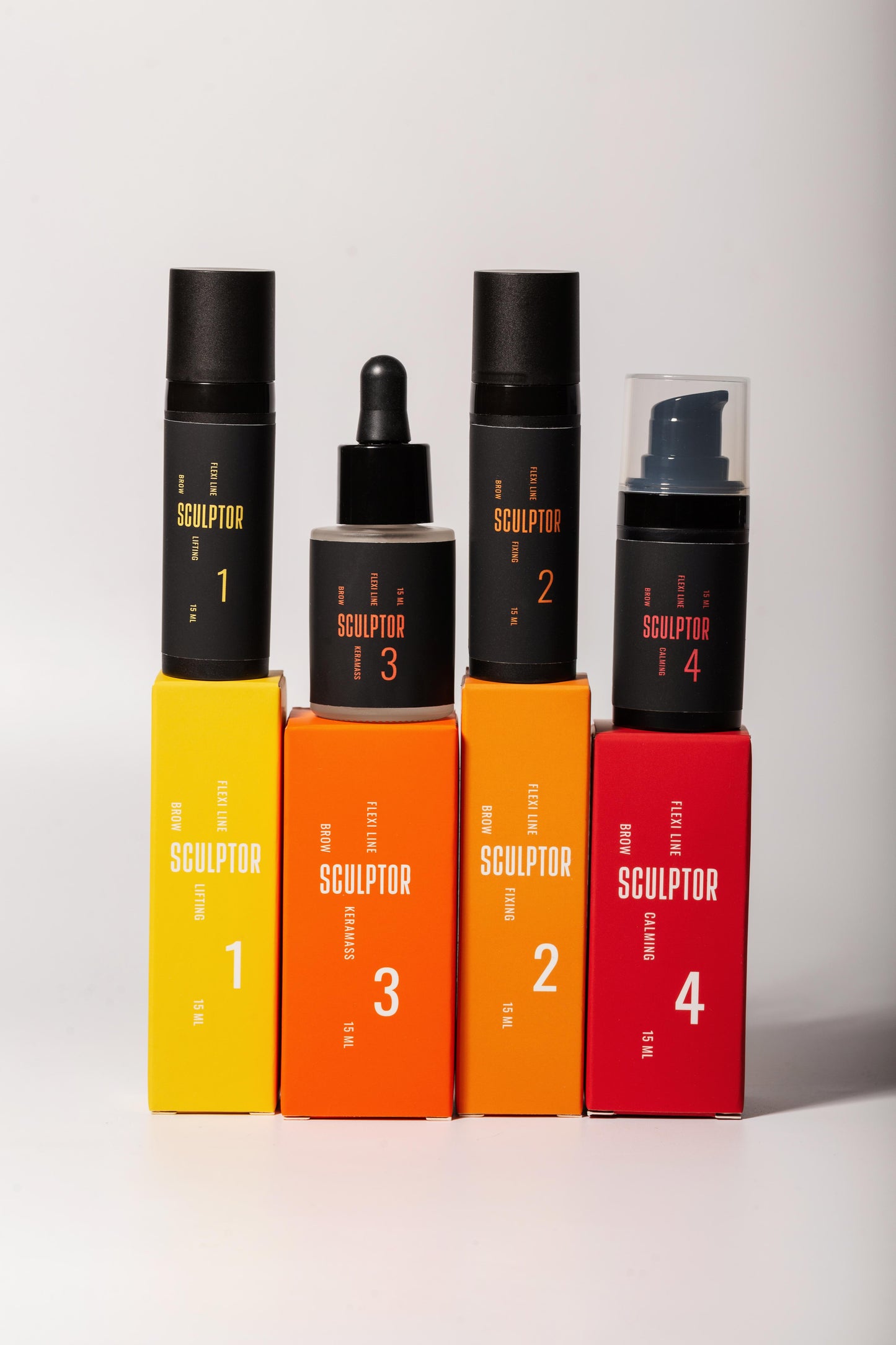 SCULPTOR FLEXI LINE BROW 4x15ml (4Steps)