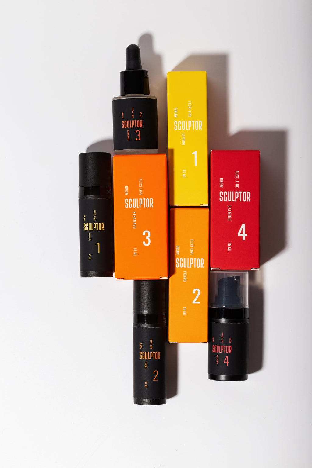 SCULPTOR FLEXI LINE BROW 4x15ml (4Steps) - All Pro Beauty