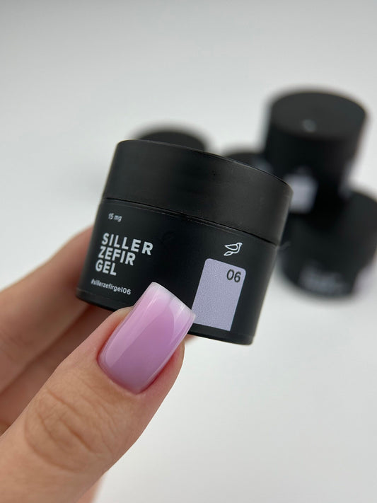 Siller Zefir Gel 06 Nail Gel, 15 ml - All Pro Beauty