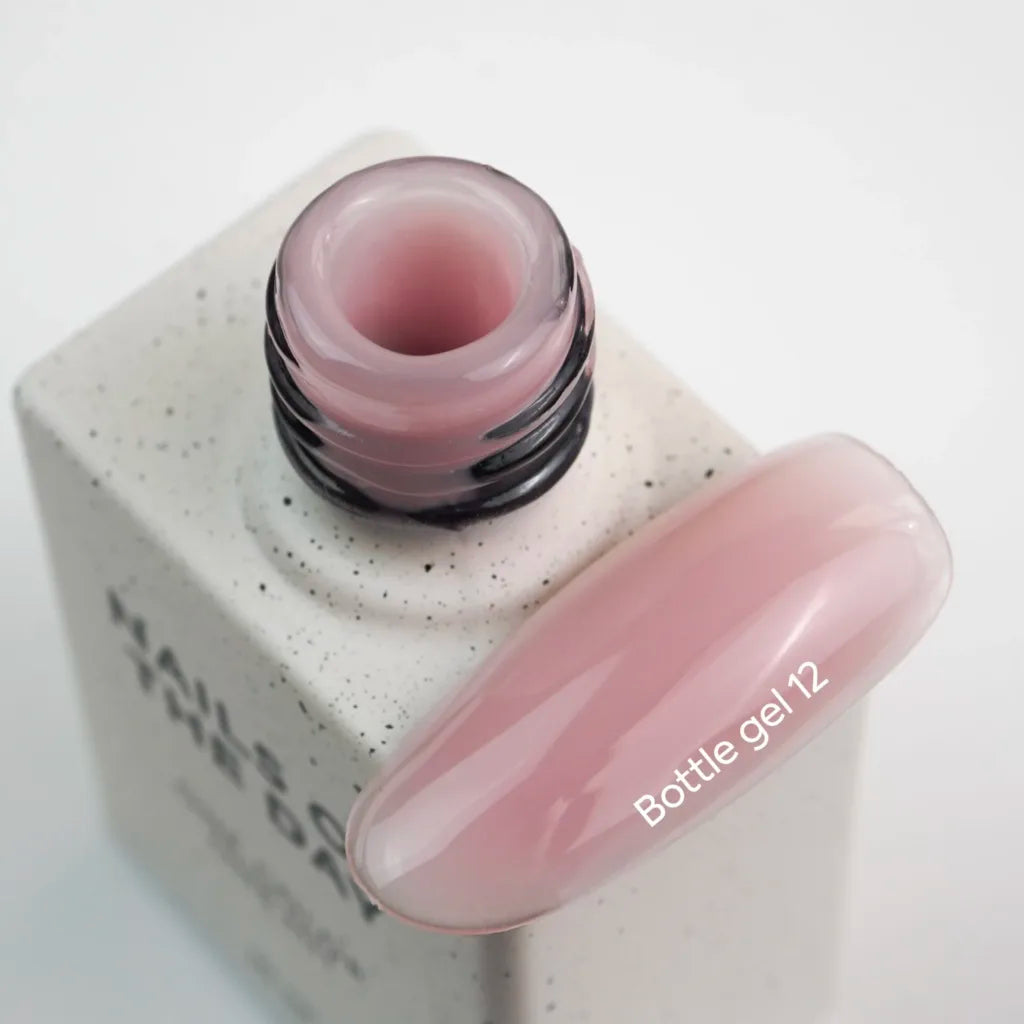 NAILSOFTHEDAY Bottle gel 12 — ultra-strong gel for nails, 10 ml - All Pro Beauty