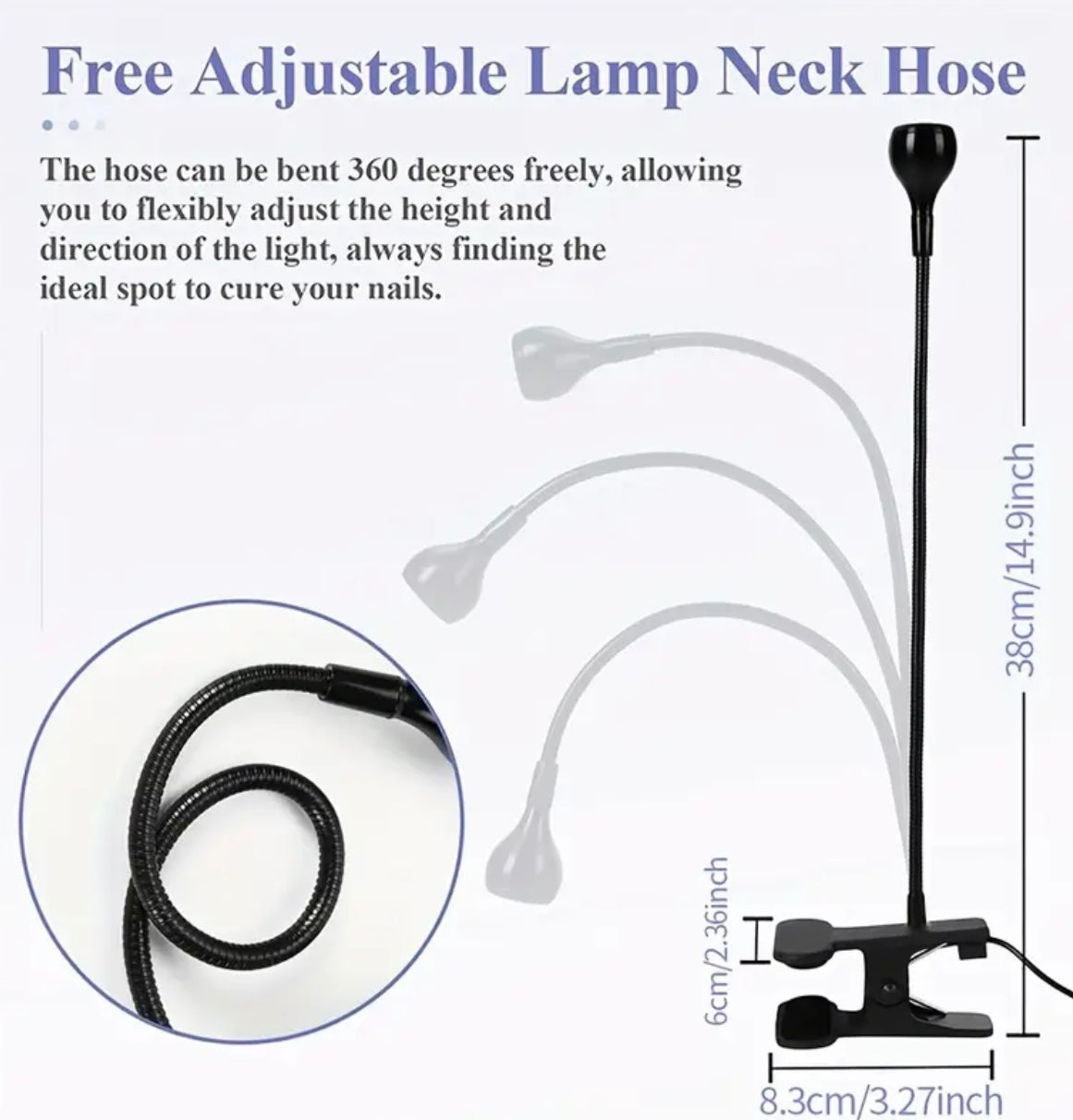 Portable UV LED light 5V White