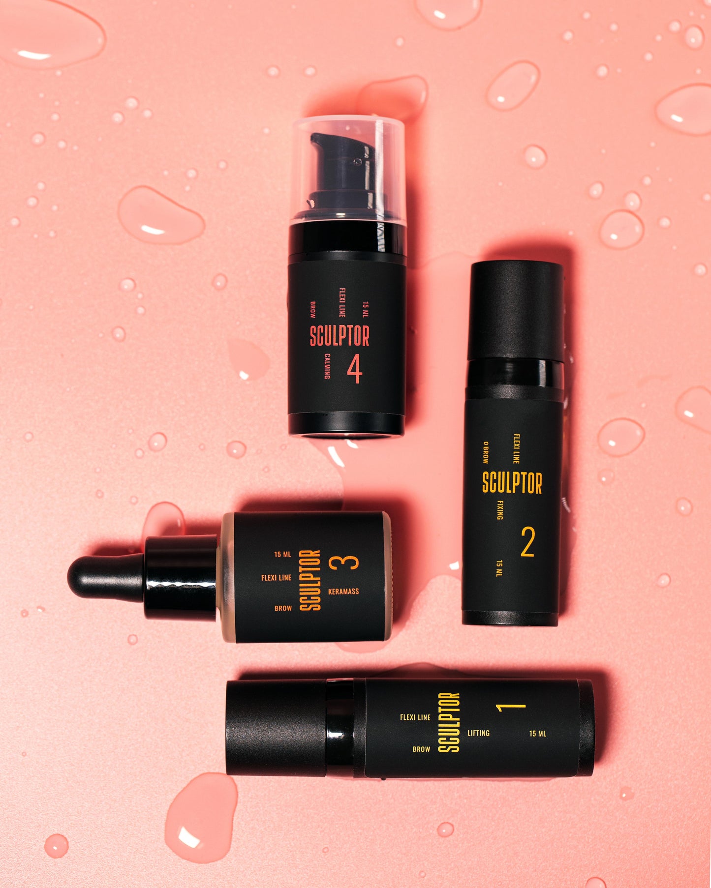 SCULPTOR FLEXI LINE BROW 4x15ml (4Steps)