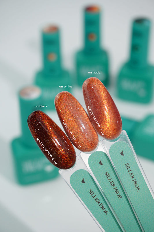 Siller Magic Cat Top No. 03 glossy effect top coat, 8 ml