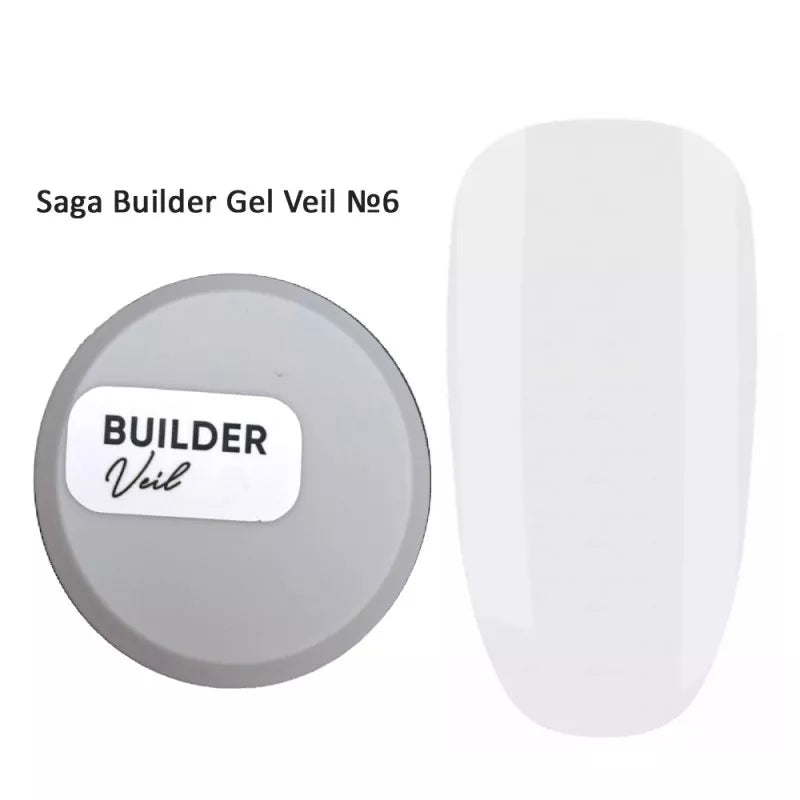 Saga Builder Gel Veil (30ml) — No6 clear - All Pro Beauty