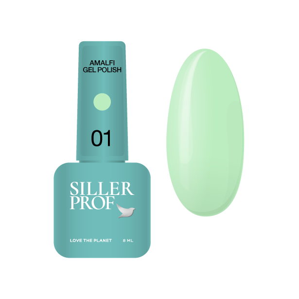 Siller Amalfi Gel Polish No.01, 8 ml - All Pro Beauty