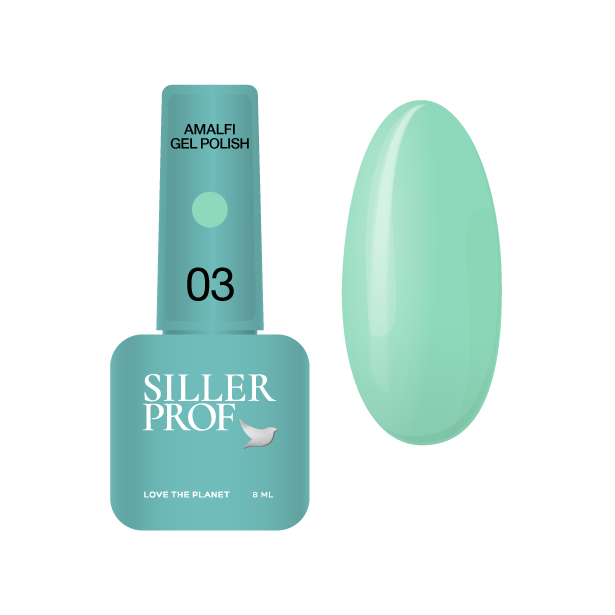 Siller Amalfi Gel Polish No.03, 8 ml - All Pro Beauty