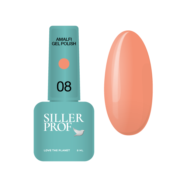 Siller Amalfi Gel Polish No.08, 8 ml - All Pro Beauty