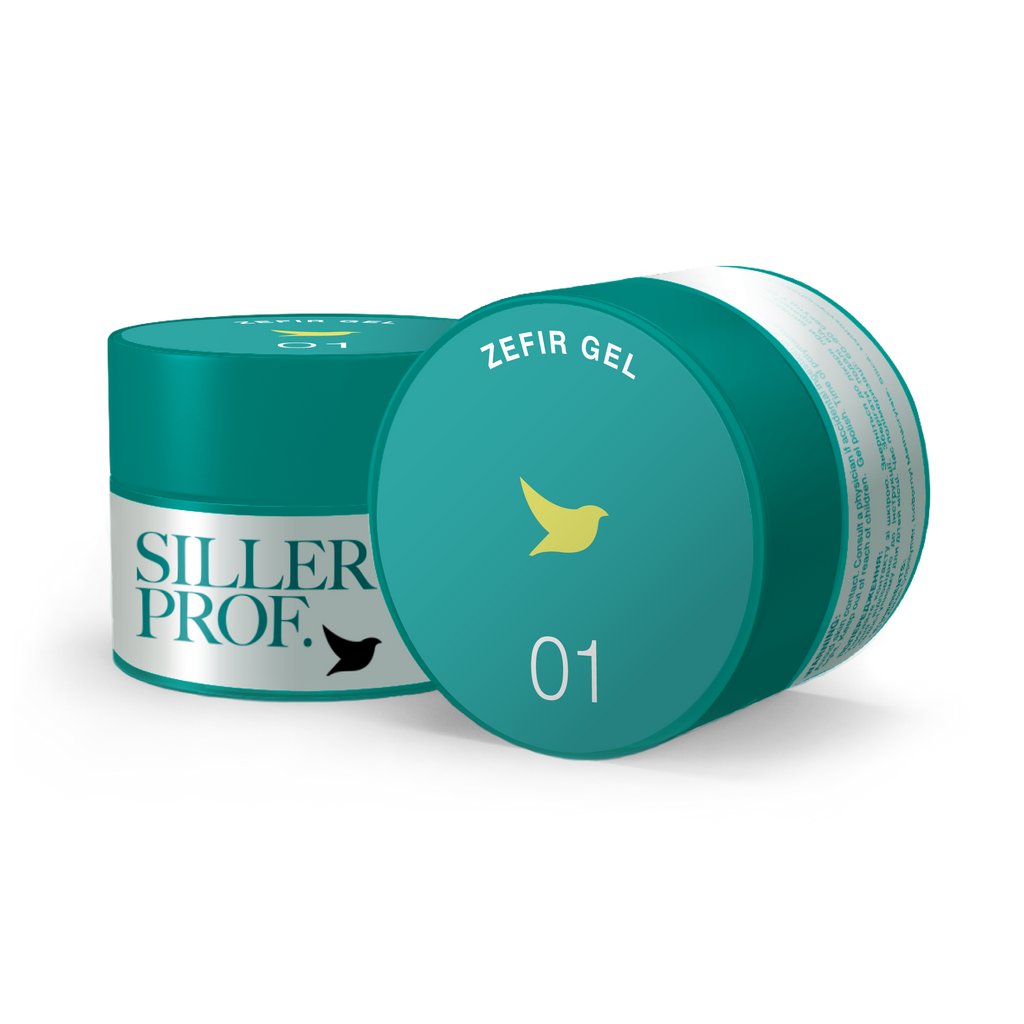 Siller Zefir Gel 01 Nail Gel, 15 ml - All Pro Beauty