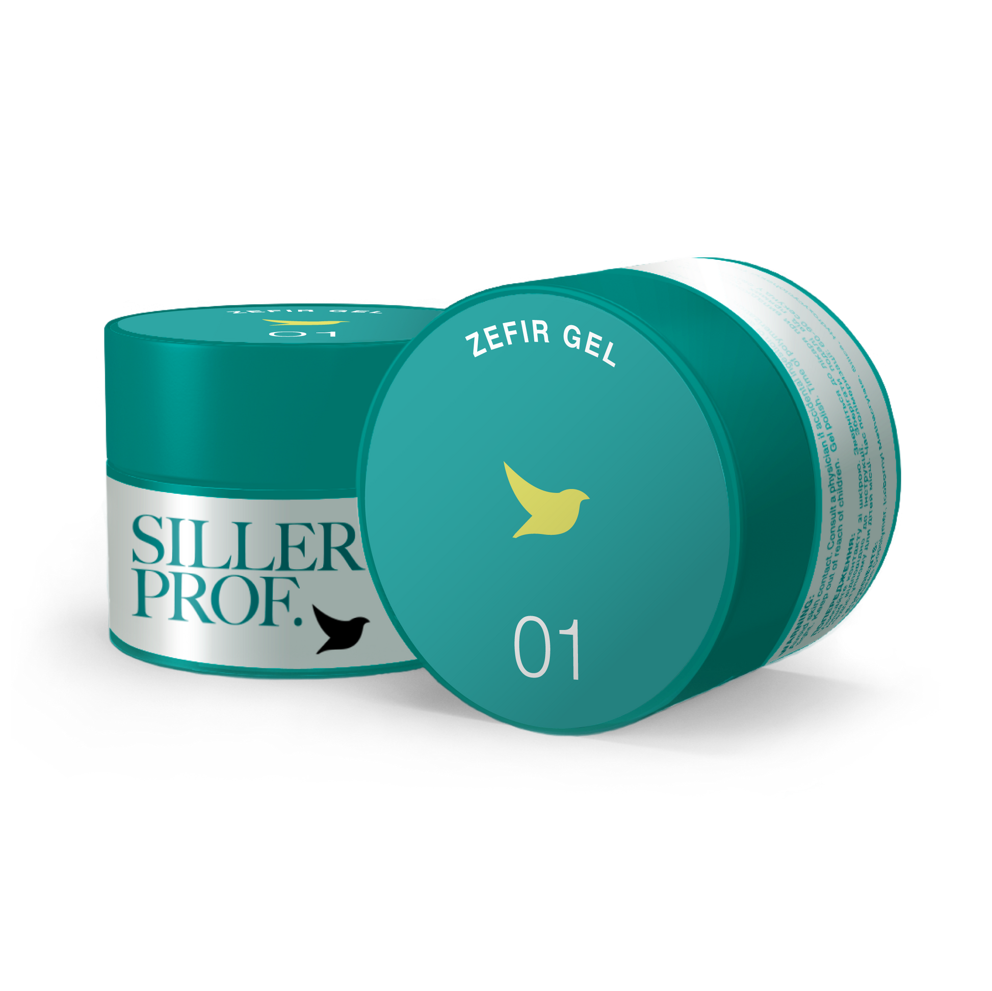 Siller Zefir Gel 01 Nail Gel, 15 ml - All Pro Beauty