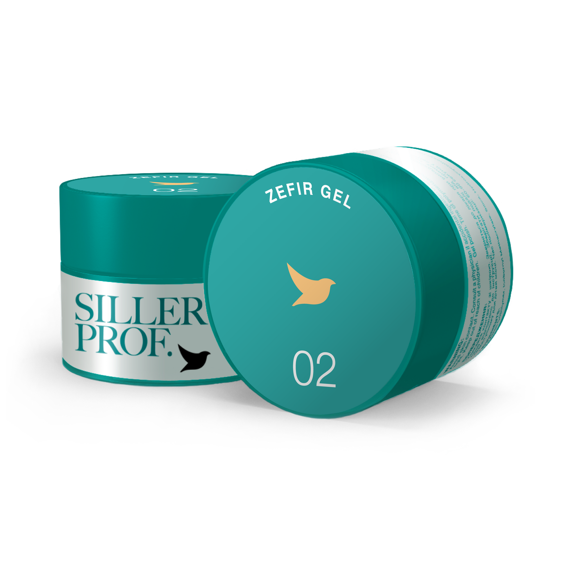 Siller Zefir Gel 02 Nail Gel, 15 ml - All Pro Beauty