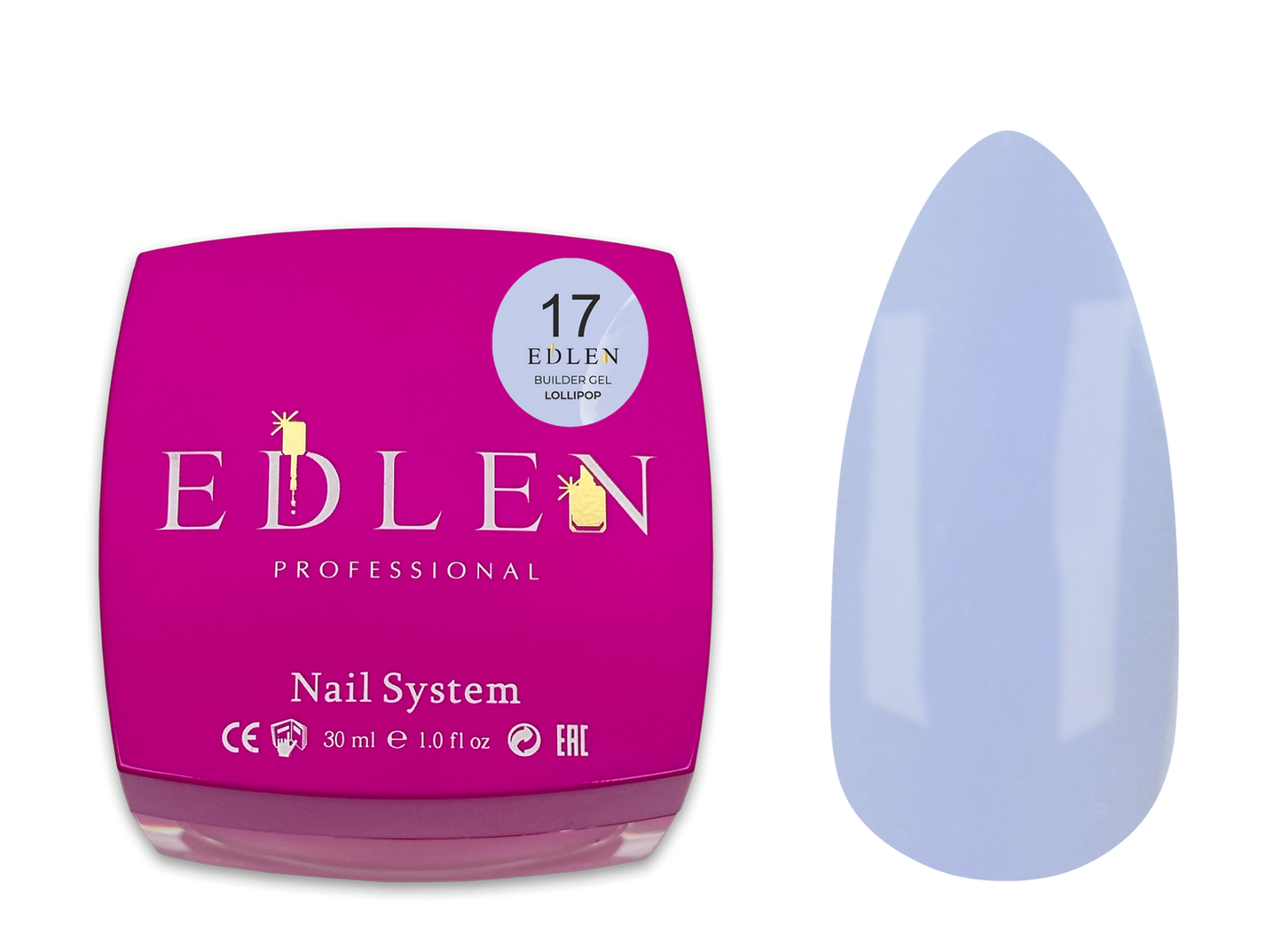 Builder gel Lollipop Edlen №17 30ml - All Pro Beauty