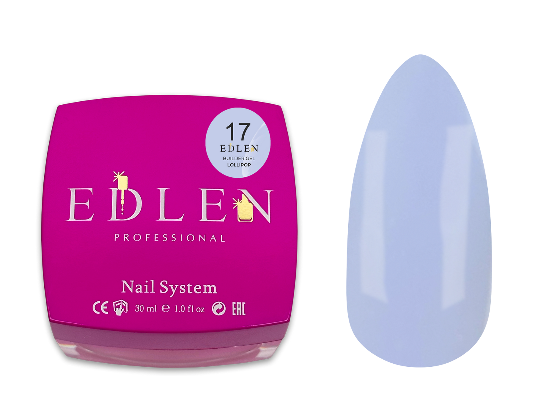 Builder gel Lollipop Edlen №17 30ml - All Pro Beauty