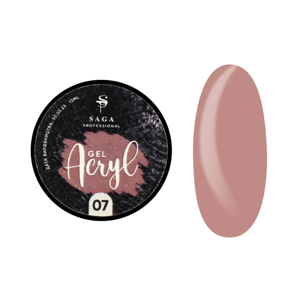 SAGA Acryl Gel No1 (13ml) - All Pro Beauty