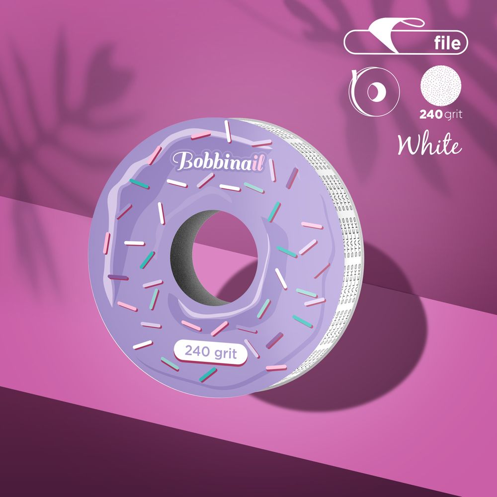 STALEKS Disposable white abrasive tape EXPERT for the plastic case (ATS- 180 ,240grit)