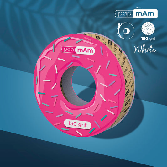 STALEKS White disposable abrasive tape papmAm EXPERT (ATSC-150,180,240grit) without plastic case, width 20 mm