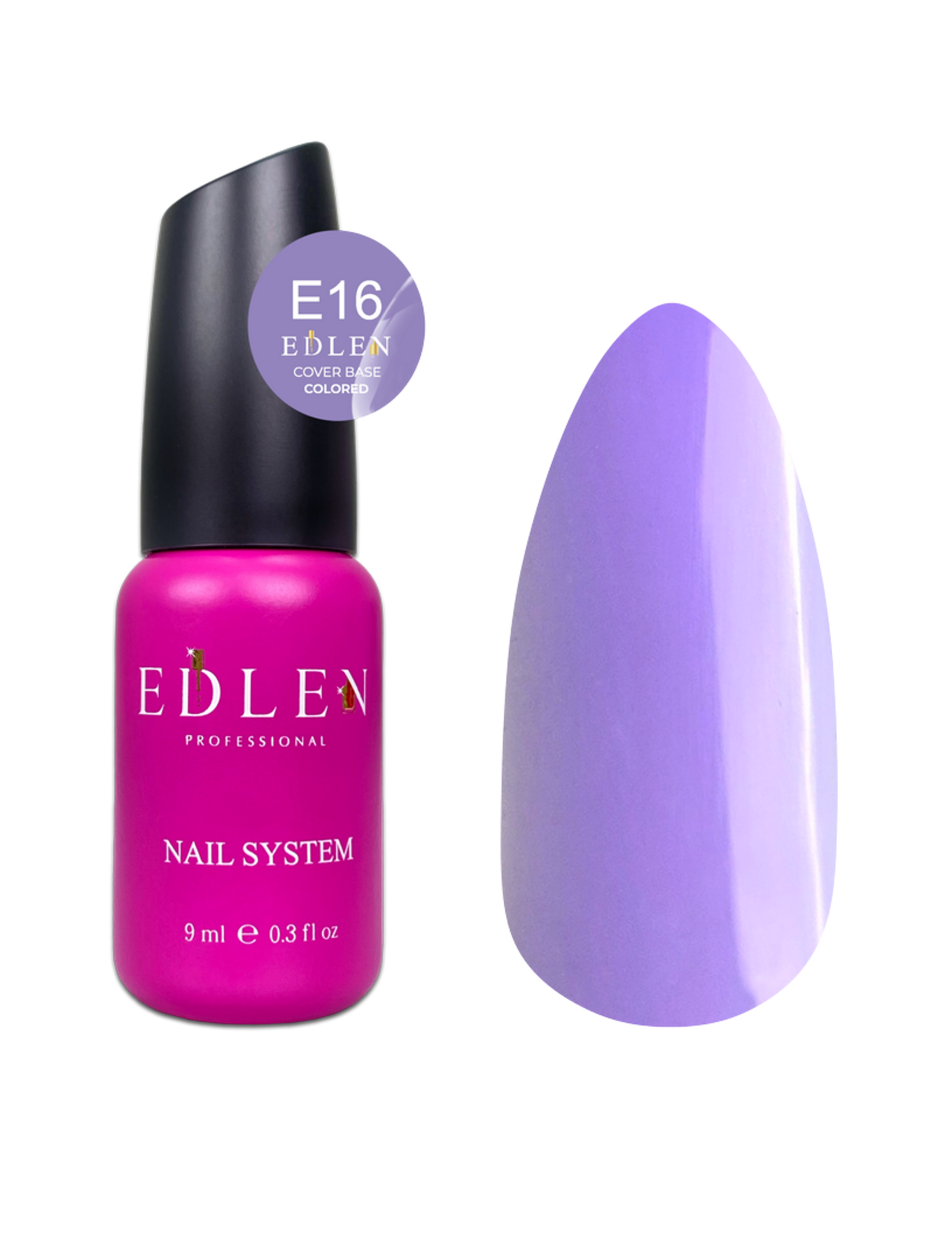 Cover base Colored Edlen №E16 9ml - All Pro Beauty