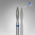STALEKS Diamond nail drill bit flame blue EXPERT head diameter 2,3 mm / working part 10 mm - All Pro Beauty