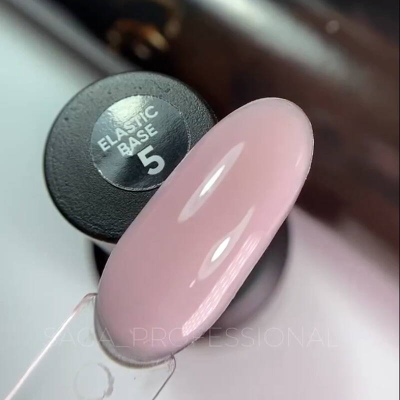 SAGA Base Elastic No5 light pink — 15ml - All Pro Beauty