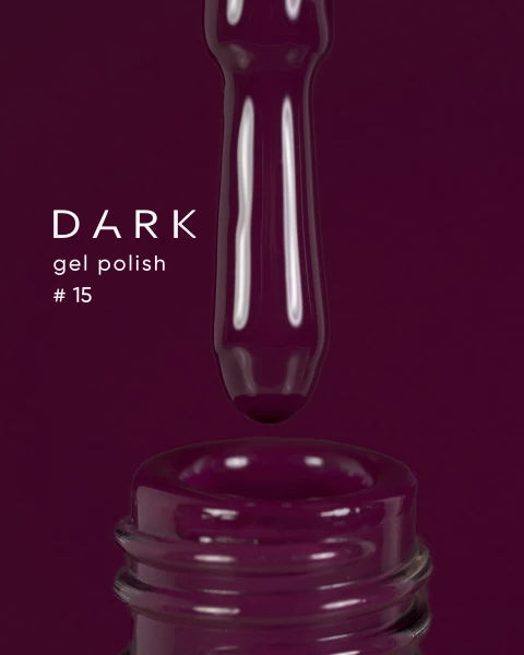 DARK Gel Polish 015, 6 ml - All Pro Beauty