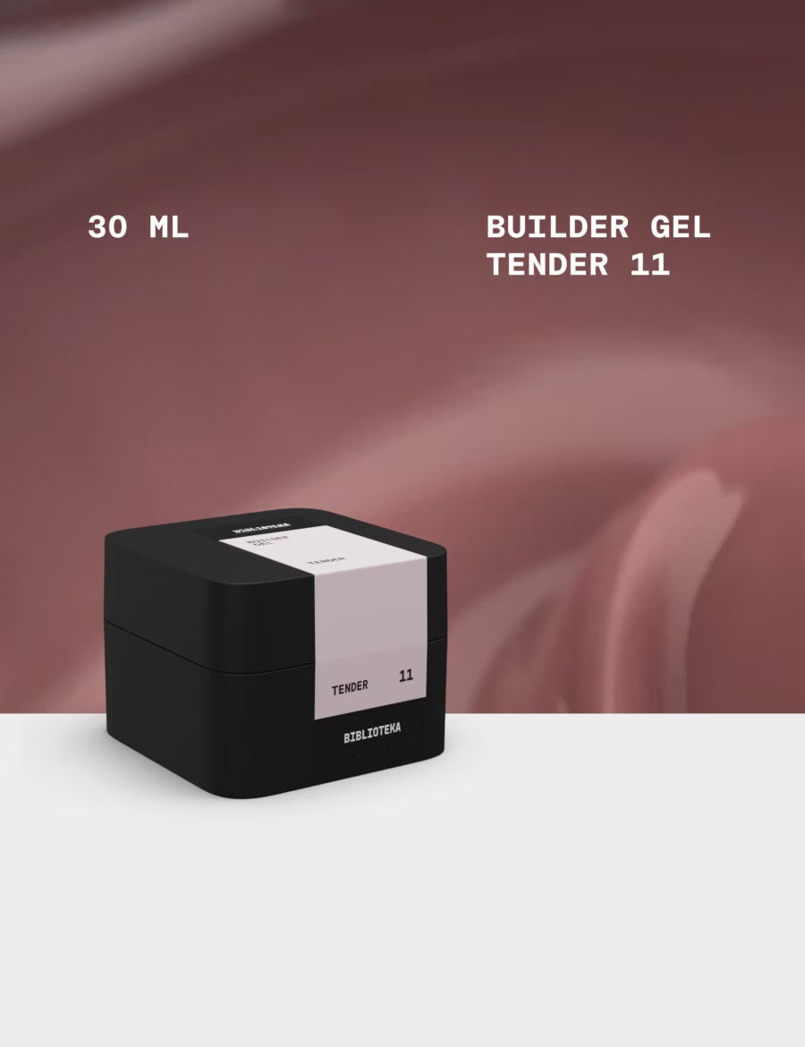 BIBLIOTEKA Builder Gel № 11 Tender – Gentle, 30 ml