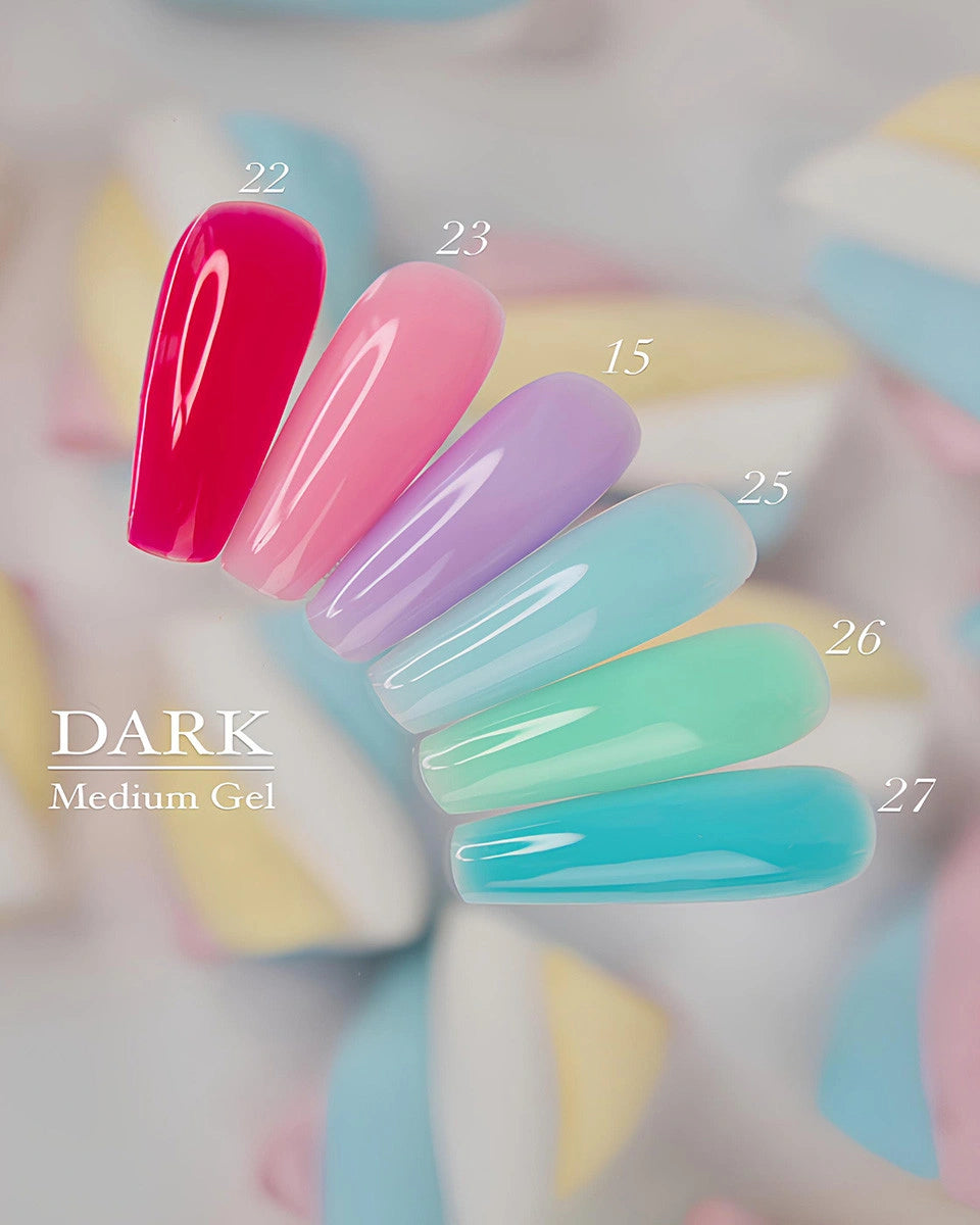 DARK Medium Gel №23, 15 ml - All Pro Beauty