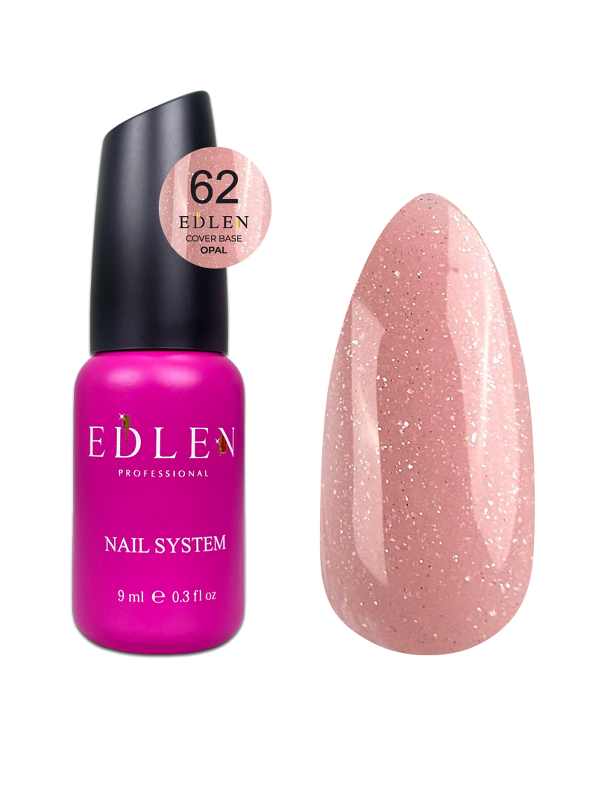 Cover base Opal Edlen №62 9ml - All Pro Beauty