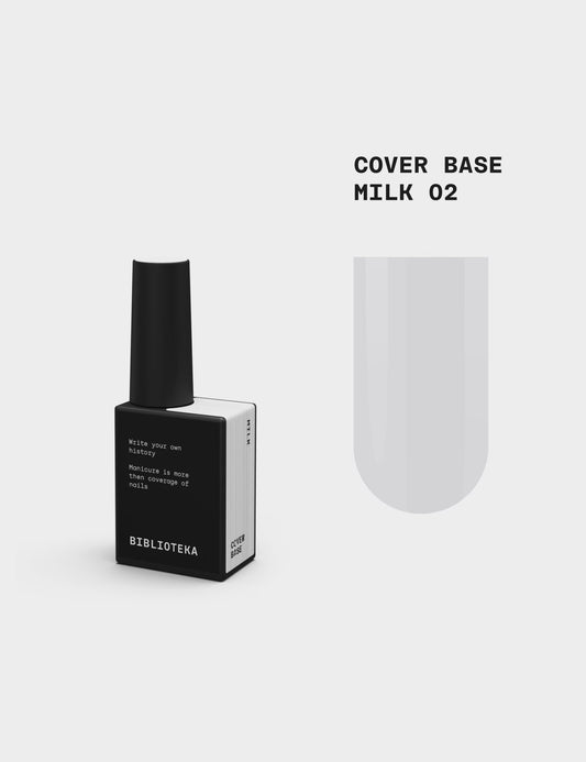 BIBLIOTEKA Cover Base № 02 Milk – Milky, 10 ml