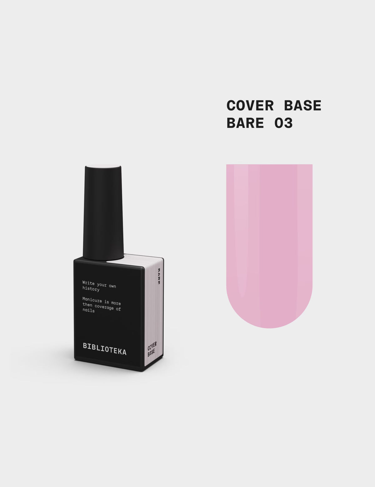 BIBLIOTEKA Cover Base № 03 Bare – Natural, 10 ml