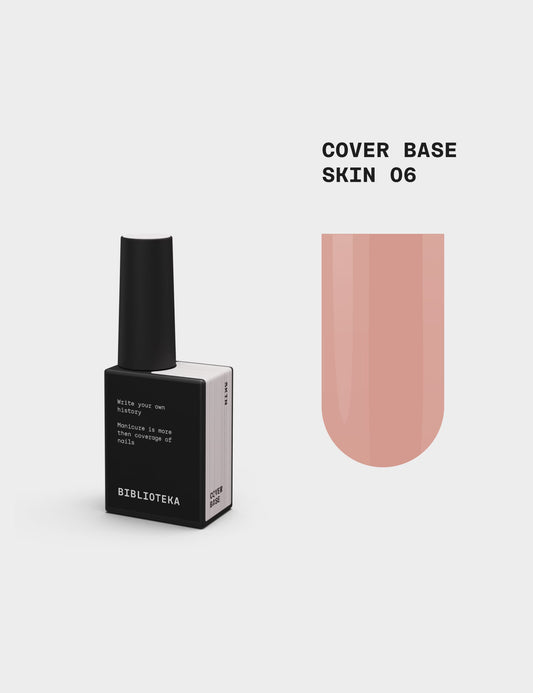 BIBLIOTEKA Cover Base № 06 Skin – Warm beige, 10 ml