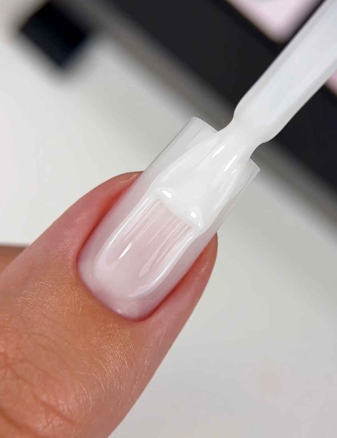 BIBLIOTEKA Cover Base № 01 Veil – Semi-transparent milky, 10 ml