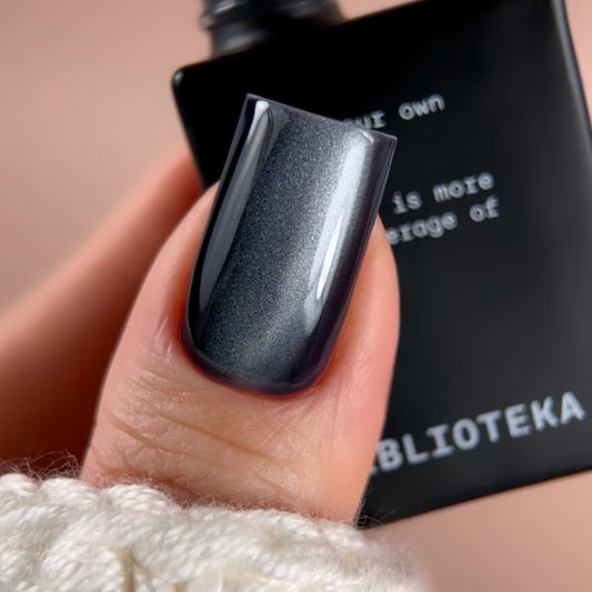 BIBLIOTEKA Cat Eye Gel Polish № 03 Midnight – Deep Blue, 10 ml