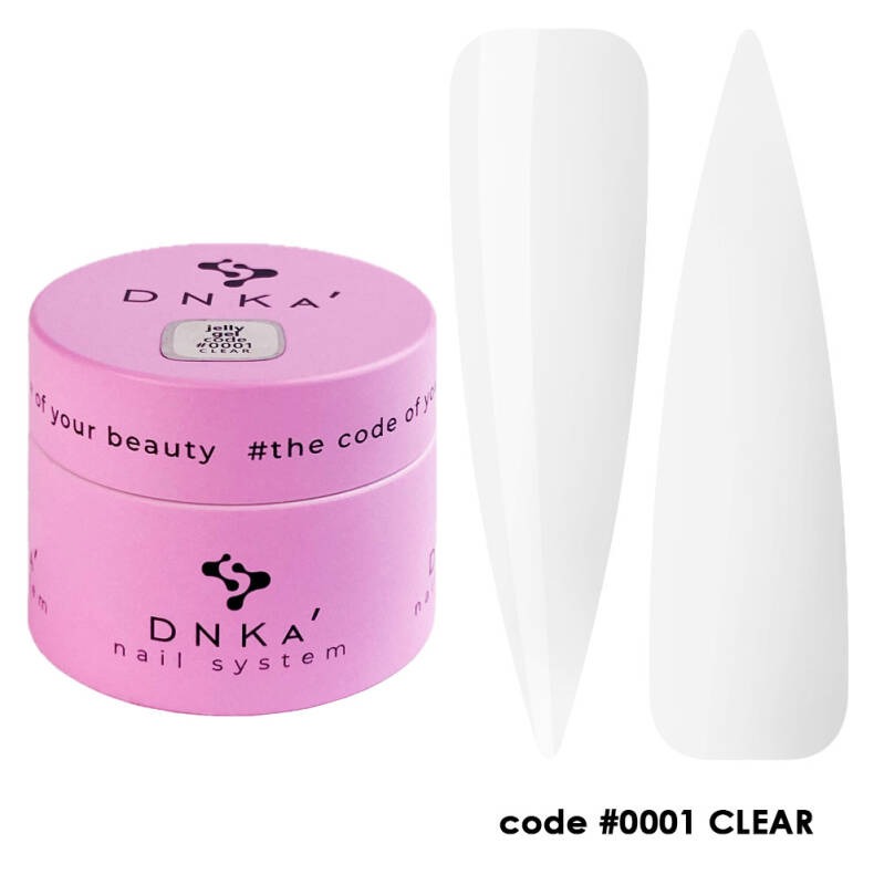 DNKA GELLY GEL #0001 Clear (15ml) - All Pro Beauty