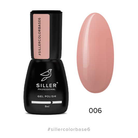 Siller Color Base No6/Peach (8ml) - All Pro Beauty
