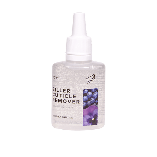 Siller Cuticle Remover - cuticle remover, 30ml . — blueberry-violet - All Pro Beauty