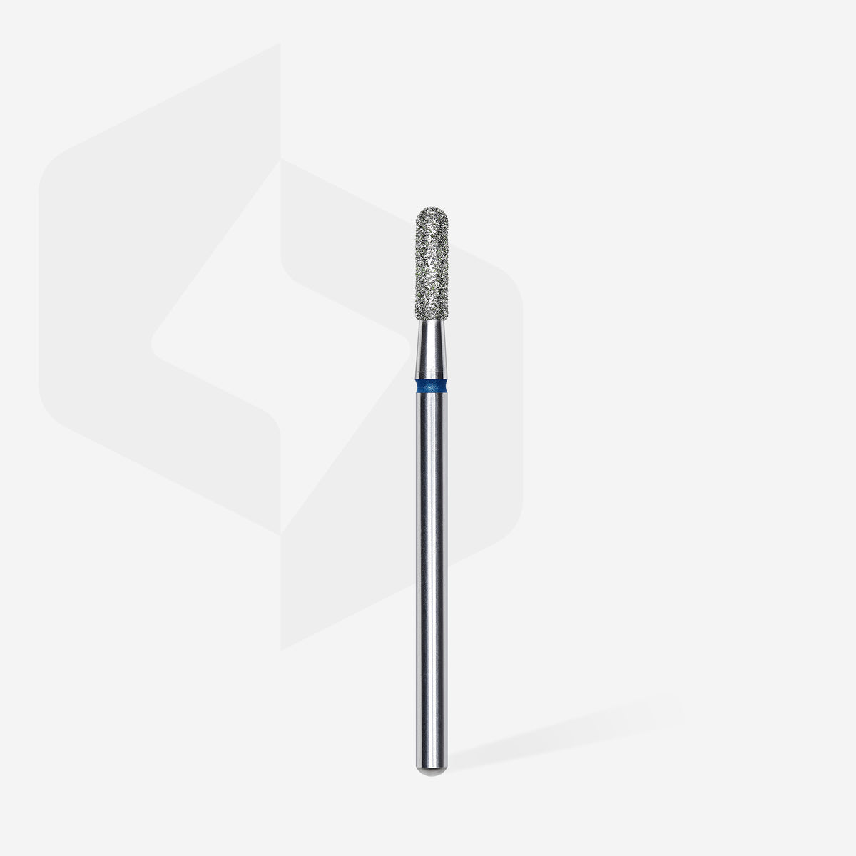 STALEKS Diamond nail drill bit rounded cylinder blue EXPERT head diameter 2,3 mm / working part 8 mm - All Pro Beauty
