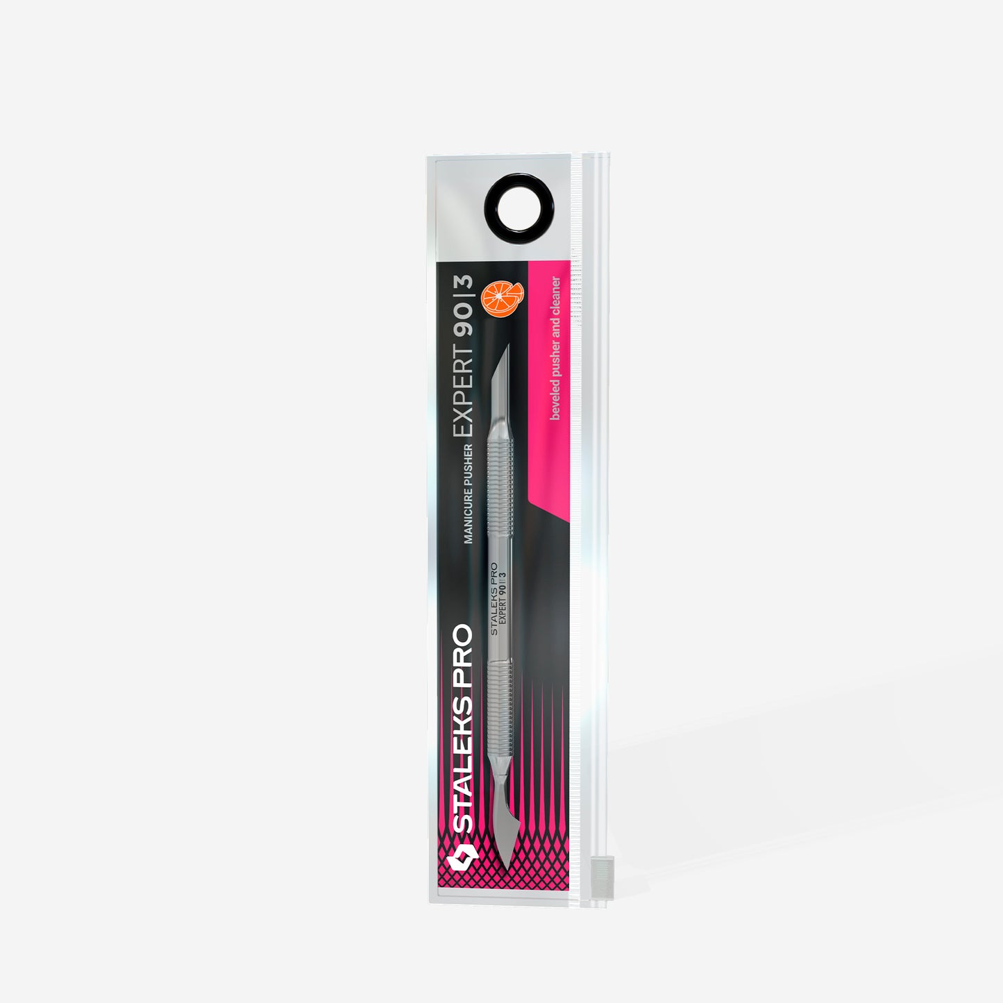 STALEKS  Manicure pusher EXPERT 90 TYPE 3 PE-90/3 (beveled pusher and cleaner)