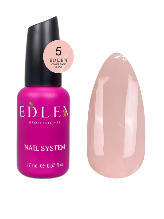 Cover base Nude Edlen №05 17ml - All Pro Beauty