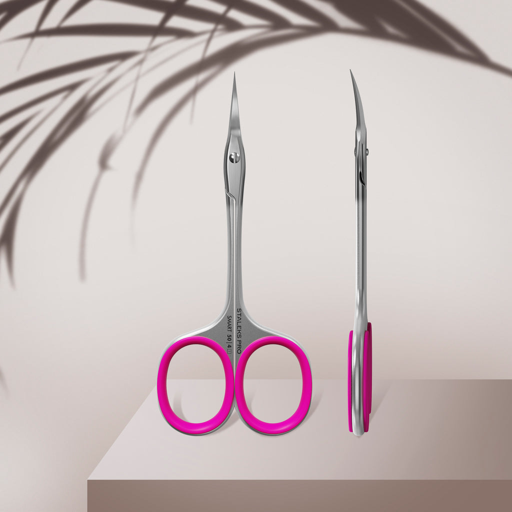 STALEKS Professional cuticle scissors SMART 50 TYPE 4 (SS-50/4) - All Pro Beauty