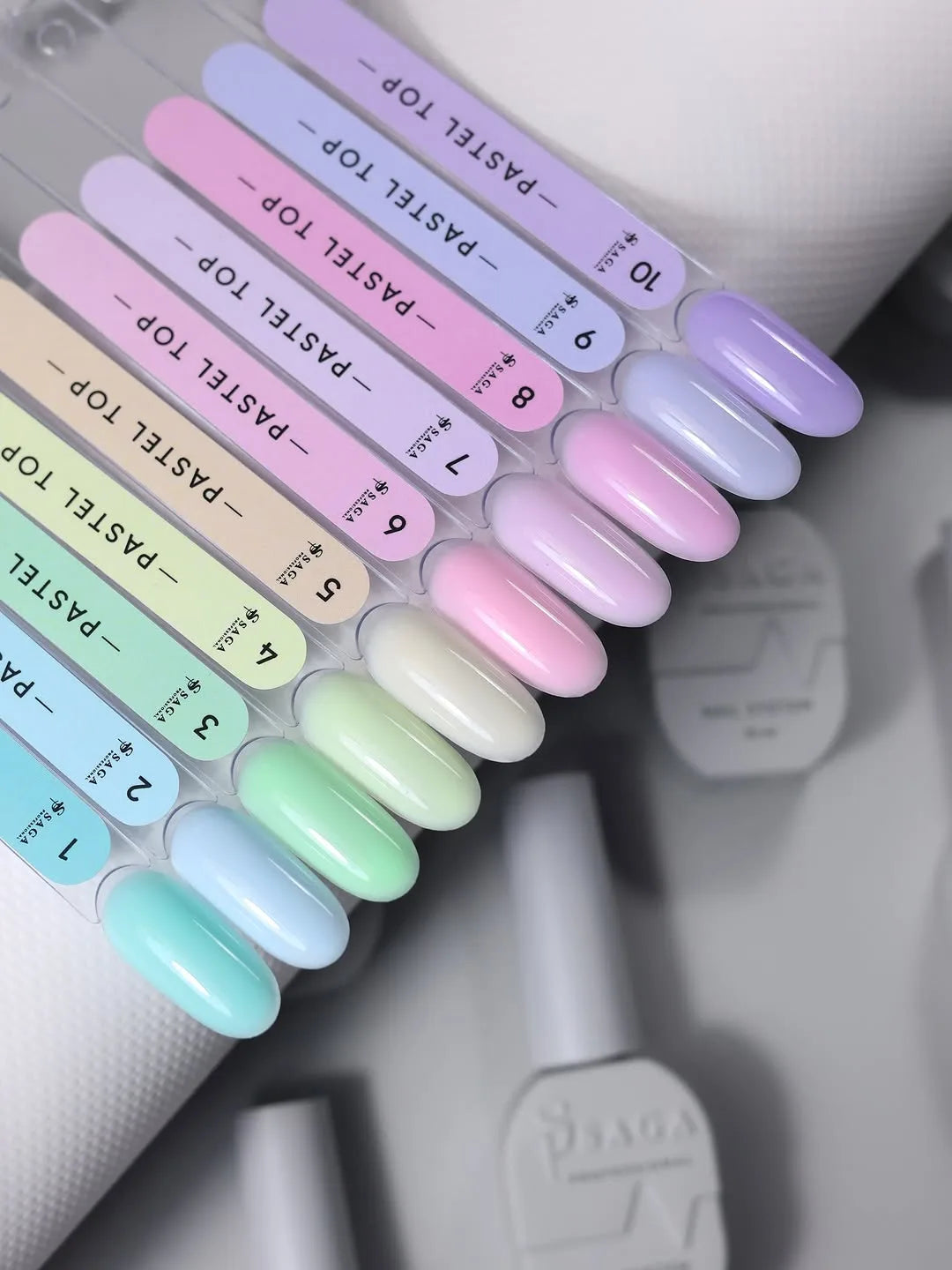 SAGA - Pastel Top No07 (without a sticky layer) 10ml purple