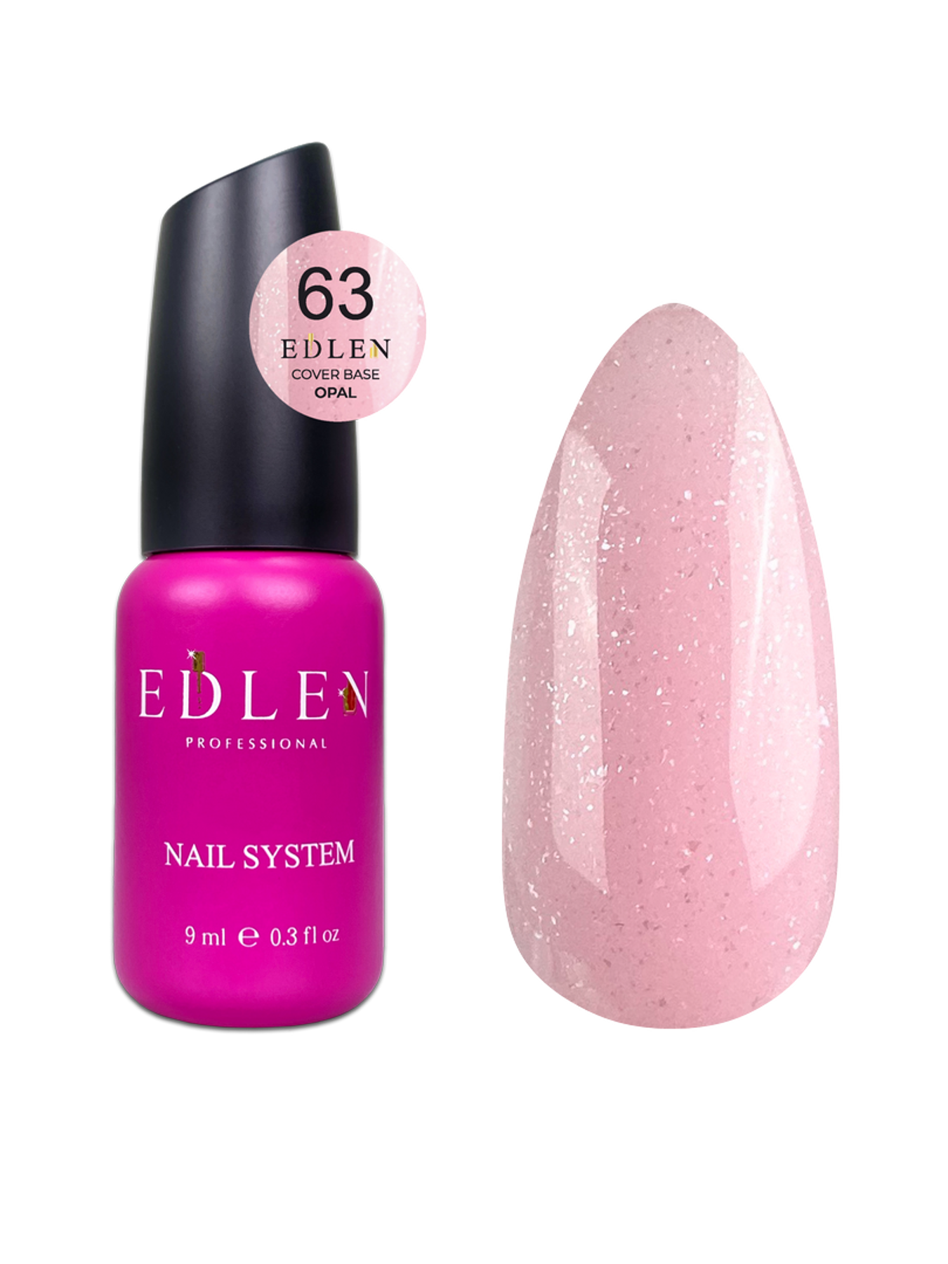 Cover base Opal Edlen №63 9ml - All Pro Beauty