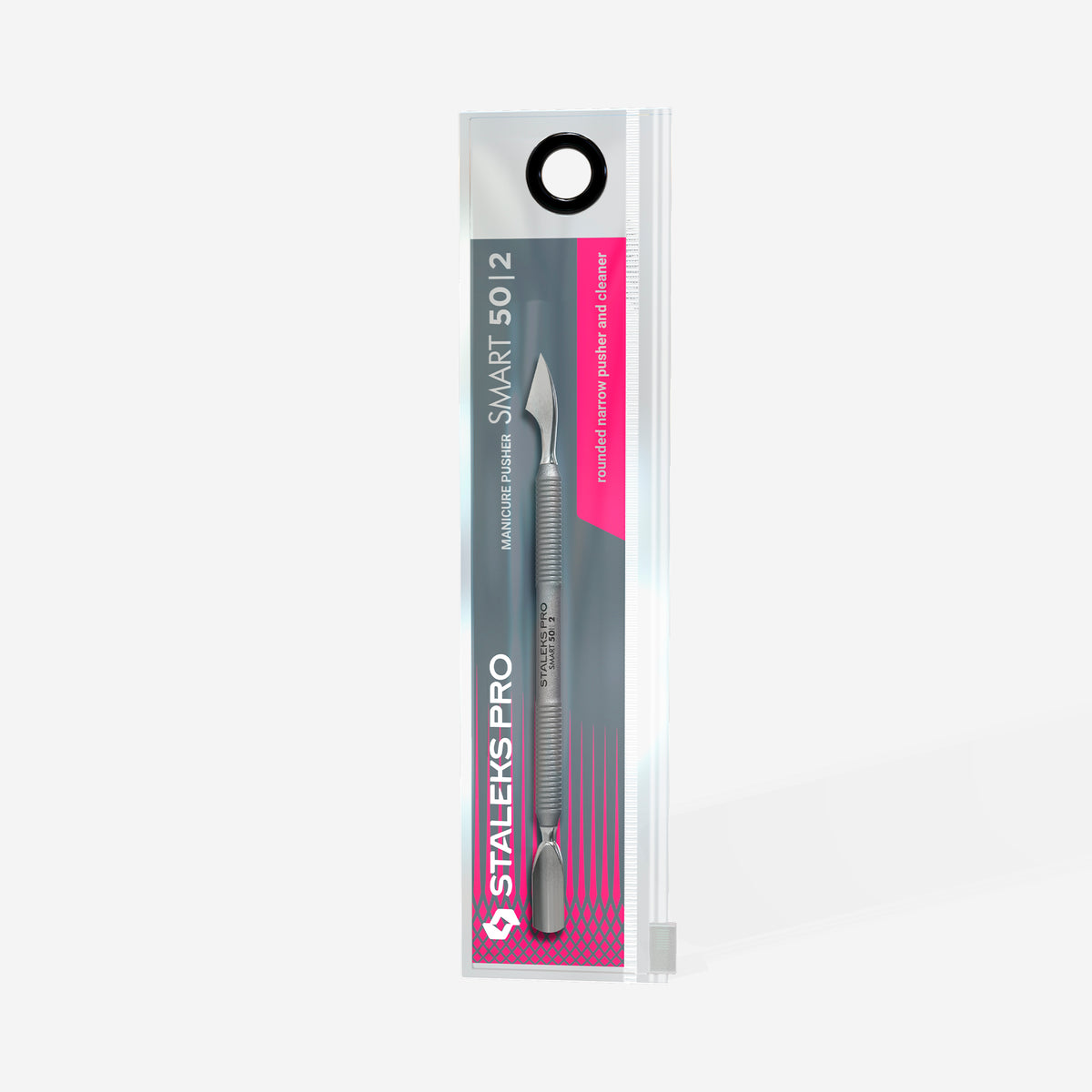 STALEKS Manicure pusher SMART 50 TYPE 2 rounded narrow pusher and cleaner (PS-50/2) - All Pro Beauty