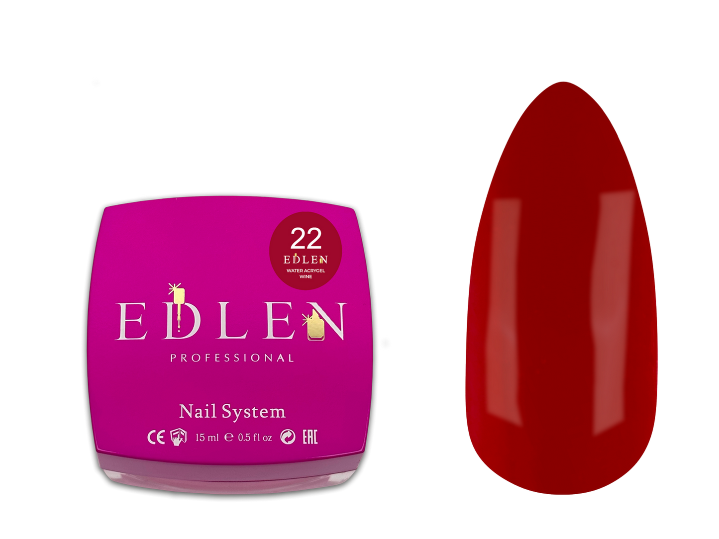 Water acrygel Wine Edlen №22 15ml