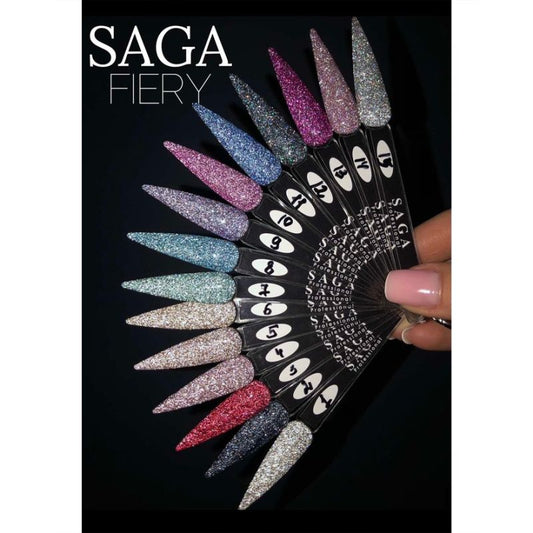 Saga Professional Fiery Gel polish No15 (9ml)