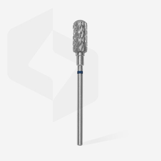 STALEKS Carbide nail drill bit safe rounded cylinder blue EXPERT head diameter 6 mm/ working part 14 mm