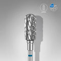 STALEKS Carbide nail drill bit safe rounded cylinder blue EXPERT head diameter 6 mm/ working part 14 mm