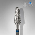 STALEKS Carbide nail drill bit frustum blue EXPERT head diameter 6 mm / working part 14 mm